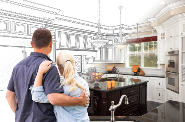 Professional Cabinet Installation technician working in Lansdale, PA